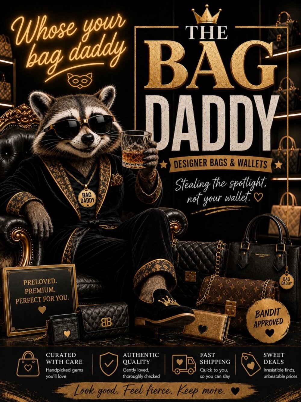 The Bag Daddy Live Show Flyer - Picture 1 of 1